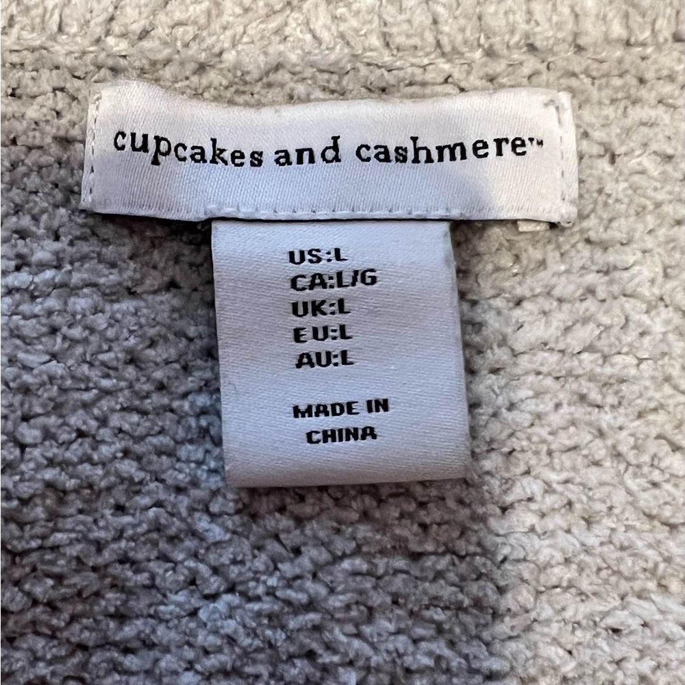 cupcakes and cashmere Long Sleeve Open Front Cardigan Wrap Sweater - Large - Picture 2 of 12